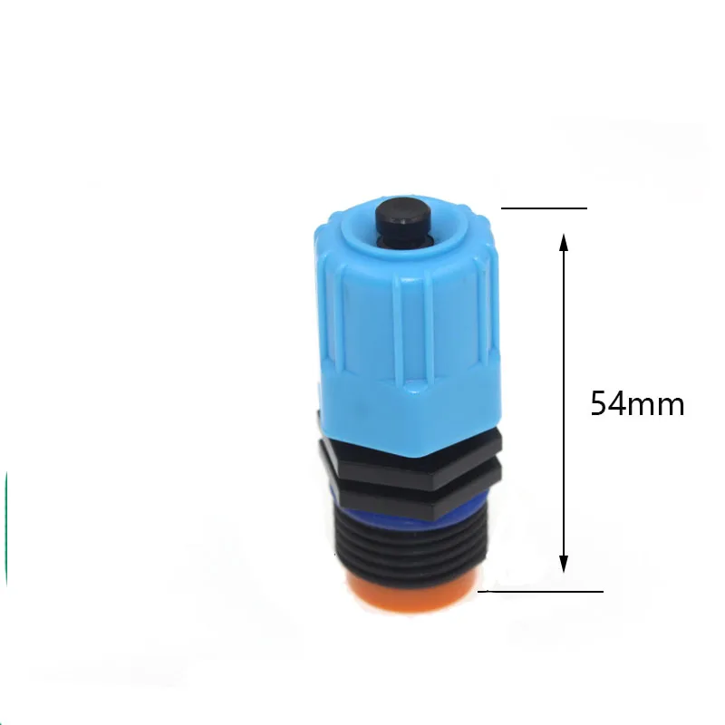 

1/2" BSP Male Garden Nozzle Plastic Adjustable Watering Spray Nozzle for Cooling Irrigation Lawn Gardening