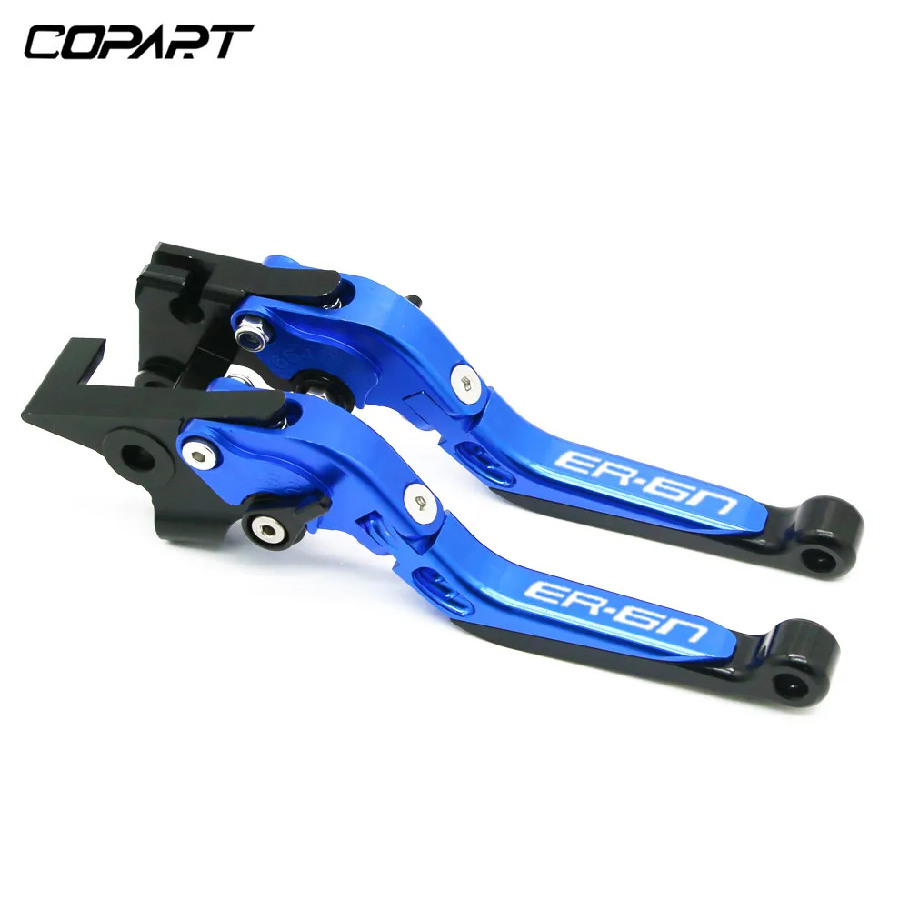 BUBKBUBK Для Kawasaki ER6N ER-6N 2009 2010 2011 2012 2013- ER 6N Аксессуары для мотоциклов регулируемые складные сцепные рычаги - Цвет: BUBKBUBK