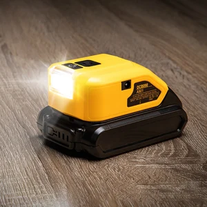 dcb090 suitable for dewalt 12v18v lithium battery power tool charger dual usb with 3w lamp free global shipping