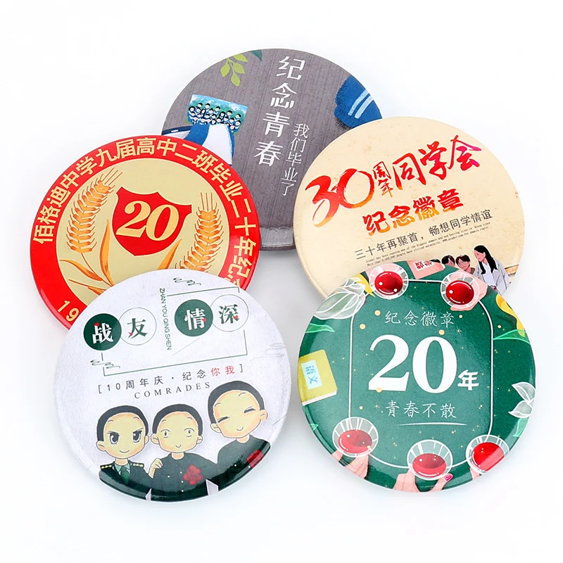 VOGRACE недорогой логотип OEM изготовленный на заказ мультфильм аниме жестяная