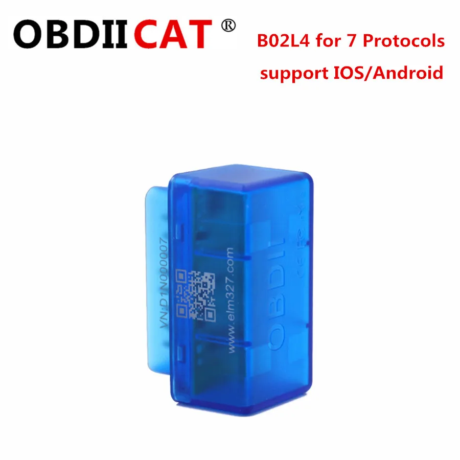

Wholesale price V01L4/BO2L4 OBD2 Scanner Super Mini ELM327 FOR Both IOS And Android Code Readers&Scan Tools 7 And 9 Protocols