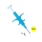 X10pcs 1,4x8 мм Ветеринарный Шприц Высокого Качества 134,2 кГц инжектор RFID бирка ямы кошка собака микрочип ISO117845 FDX-B хорек id чип