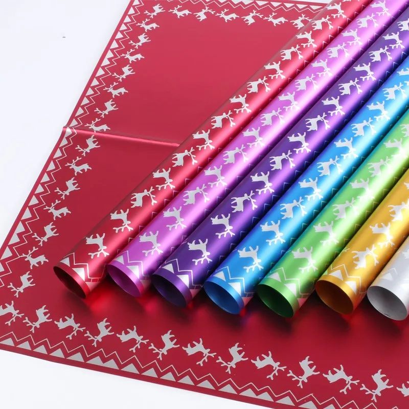 Flowers Bouquet Packing Kraft Paper Stripe Design Handmade Gift Paper Wrap Florist Supplier