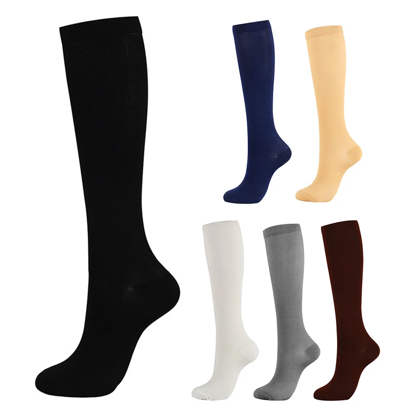 

Unisex Compression Anti Swelling Fatigue DVT Supports Sports Socks Cycling Compression socks Travel Flight Miracle Sock