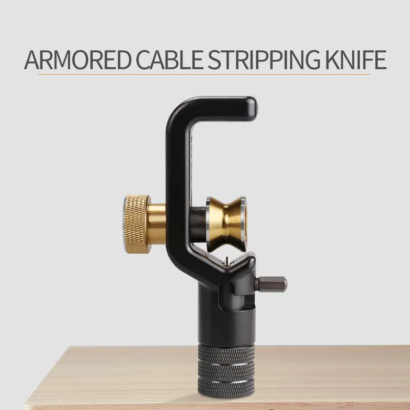 FTTH Fiber Cable Jacket Slitter 8-28MM Transverse Armoured Cable Stripping Knife
