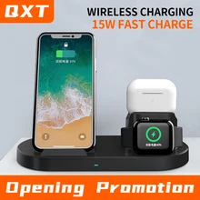 3in1 Wireless Chargers For Smartphones Smart bracelets BlueTooth Earphone Wireless Charging For iPhone 8 XR 11 12 Huawei Mi