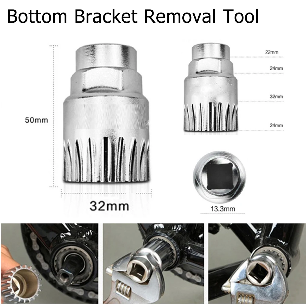 

Bracyc Bicycle Repair Tool Sets Kits Bike Chain Breaker Crank Wheel Extractor Outdoor Cycling MTB Axle Pedal Remover Puller Tool