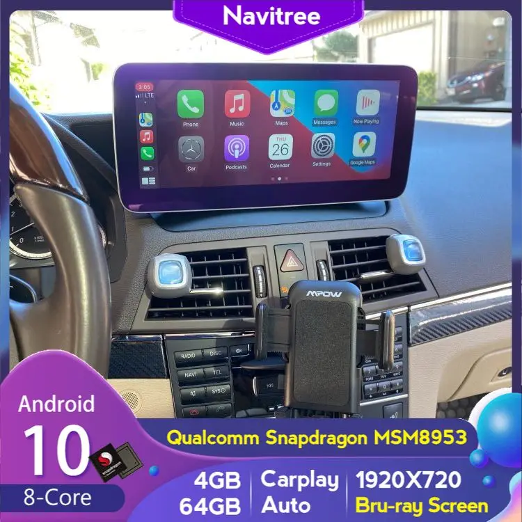HD 1920*720 Android 10 автомобильный dvd Радио мультимедийный плеер GPS навигатор для Mercedes Benz