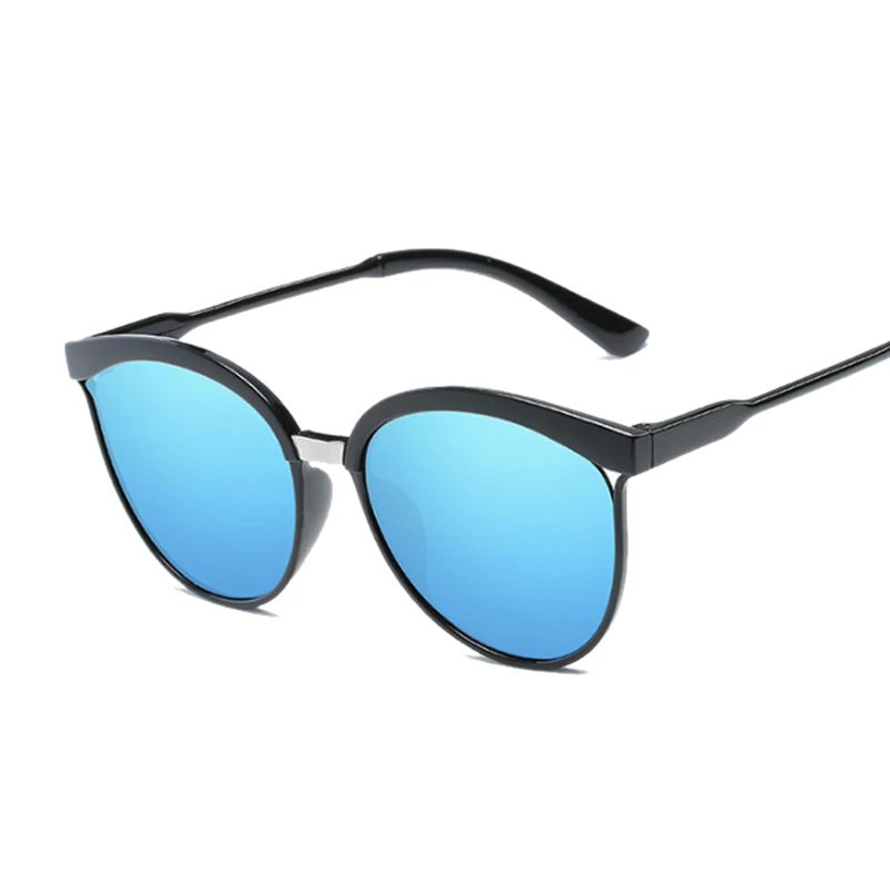 

Vintage Black Sunglasses Women Cat Eye Sun Glasses For Women Color Lens Mirror Lady Sunglass Female Fashion Brand Design Oculos