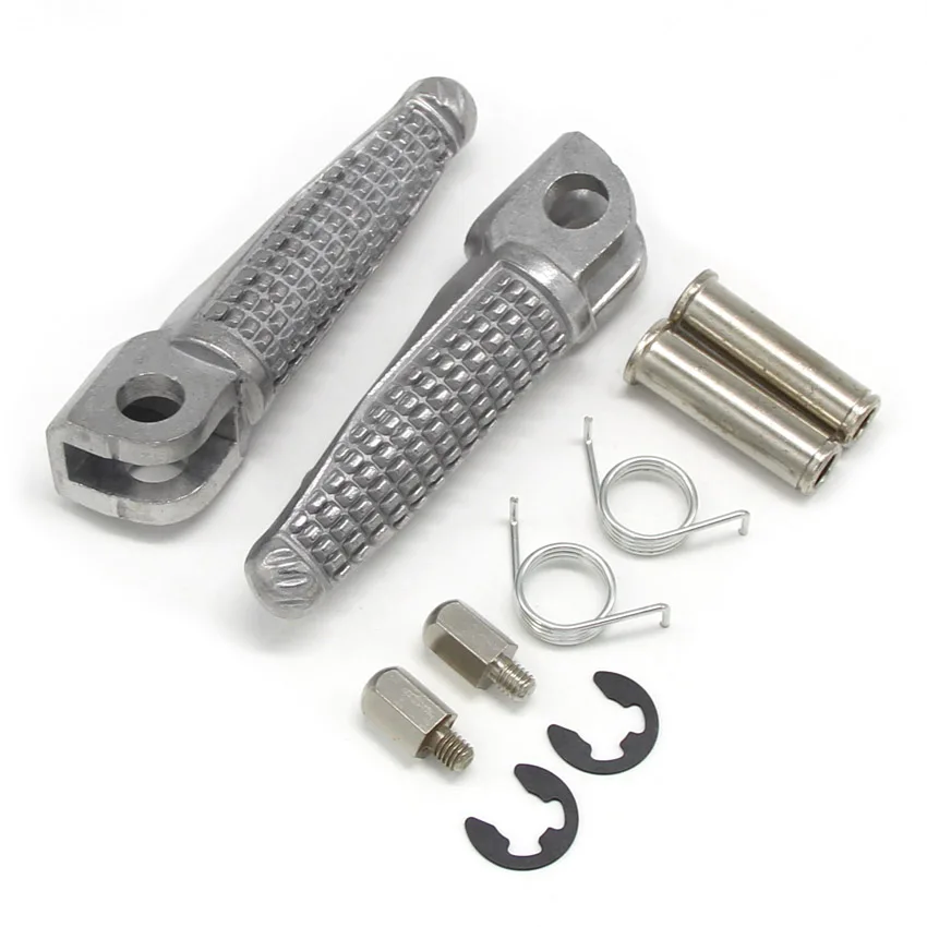 

Подножки для мотоциклов, Передние Подножки для Kawasaki ZX600 Ninja ZX6RR 2005 ZX6R 2006 2007 2017 ZX636 ER650 ER6N 34028-0003 L 0002 R