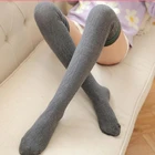 Гольфы женские, в полоску, теплые, полосатые, до колена