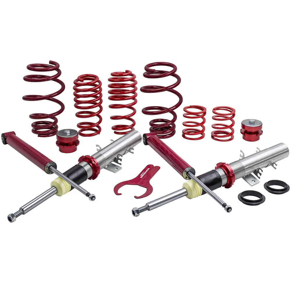 Coilover пружина стойки подвески для VW Polo MK4 9N koda Fabia Mk1 Mk2 1 2 4|Амортизаторы и опоры| |