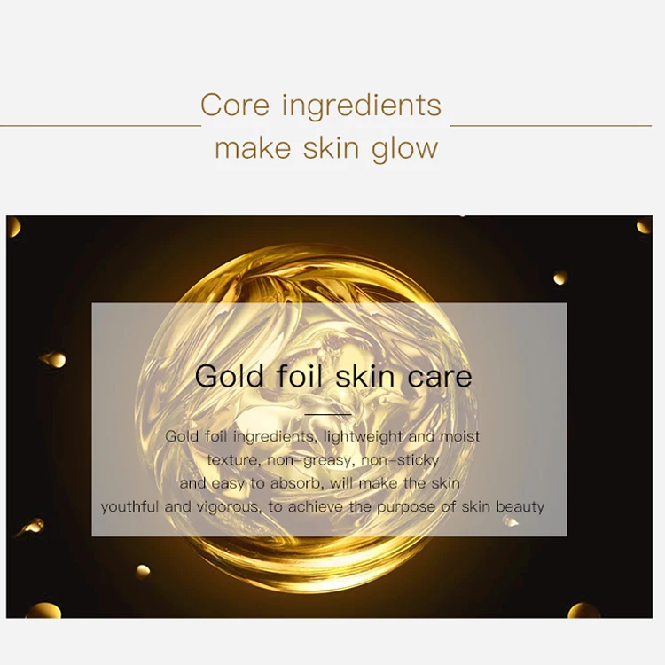 Крем VENzen 24K Gold Niacinamide для восстановления лица Осветляющий увлажняющий контроль