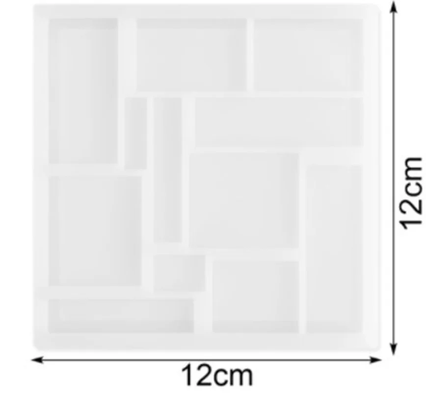 

DIY Silicone Epoxy Resin Candle Epoxy Mold Crafts Souvenir Tangram Geometry Jigsaw Puzzle Game Shape Decorative Accessories