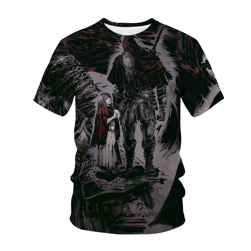 

Game Dark Souls 3D Print T-Shirt Men Women Casual Fashion O-Neck Short Sleeve Oversize T Shirt Harajuku Hip Hop Tshirt Male Tops