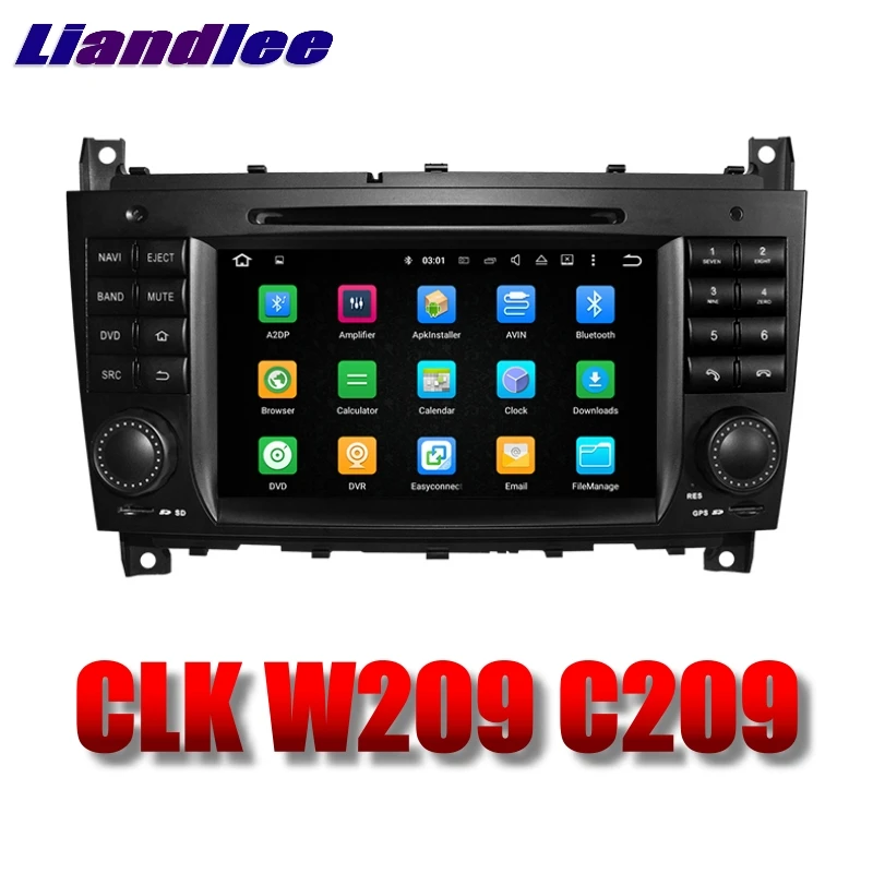 Liandlee автомобильный мультимедийный плеер NAVI для Mercedes Benz CLK W209 C209 MB 2004 2005 сенсорный