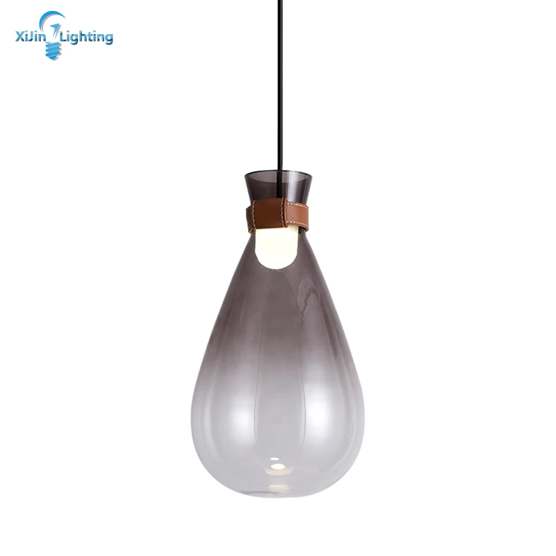 Современные подвесные светильники со стеклянными шариками для столовой