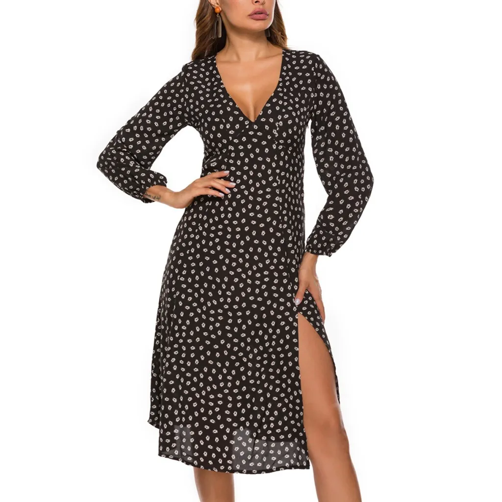 HSU 2019 горячая Распродажа Модные женские Повседневные Вечерние мини платья с v