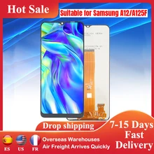 Original LCD Display for Samsung Galaxy A12/A125F 6.5 Inch Touch Screen Digitizer Assembly Replacement Repair Mobile Phone Parts