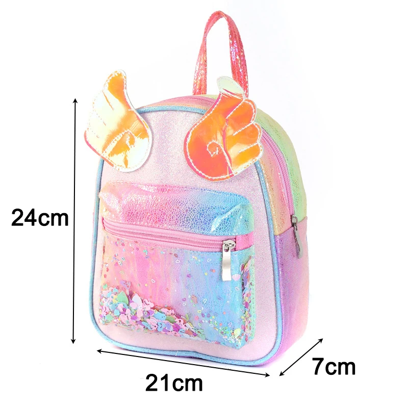Kindergarten School Bag for Girls Backpack Mini Bags Fashion Laser Backpack Kids Bookbag Cute Toddler Children School Backpacks