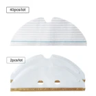 60 шт одноразовые швабры для Xiaomi Roborock S6 T6 S5 Max E35 робот пылесос монтажные пластины колодки Тряпичные запасные части