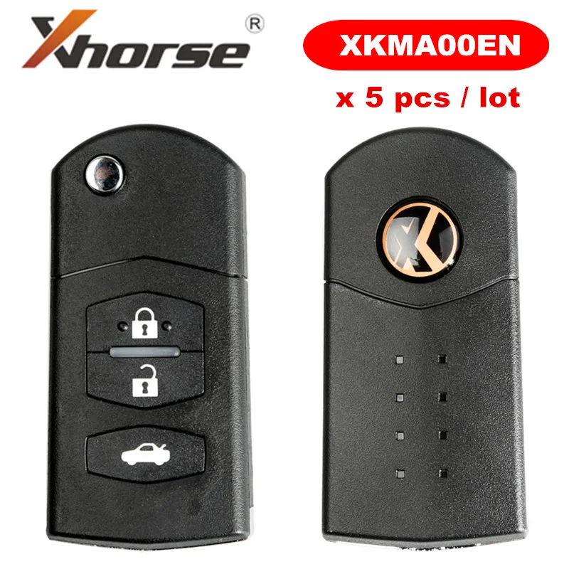 Универсальный дистанционный ключ XHORSE XKMA00EN для Mazda брелок с 3 кнопками ключей VVDI