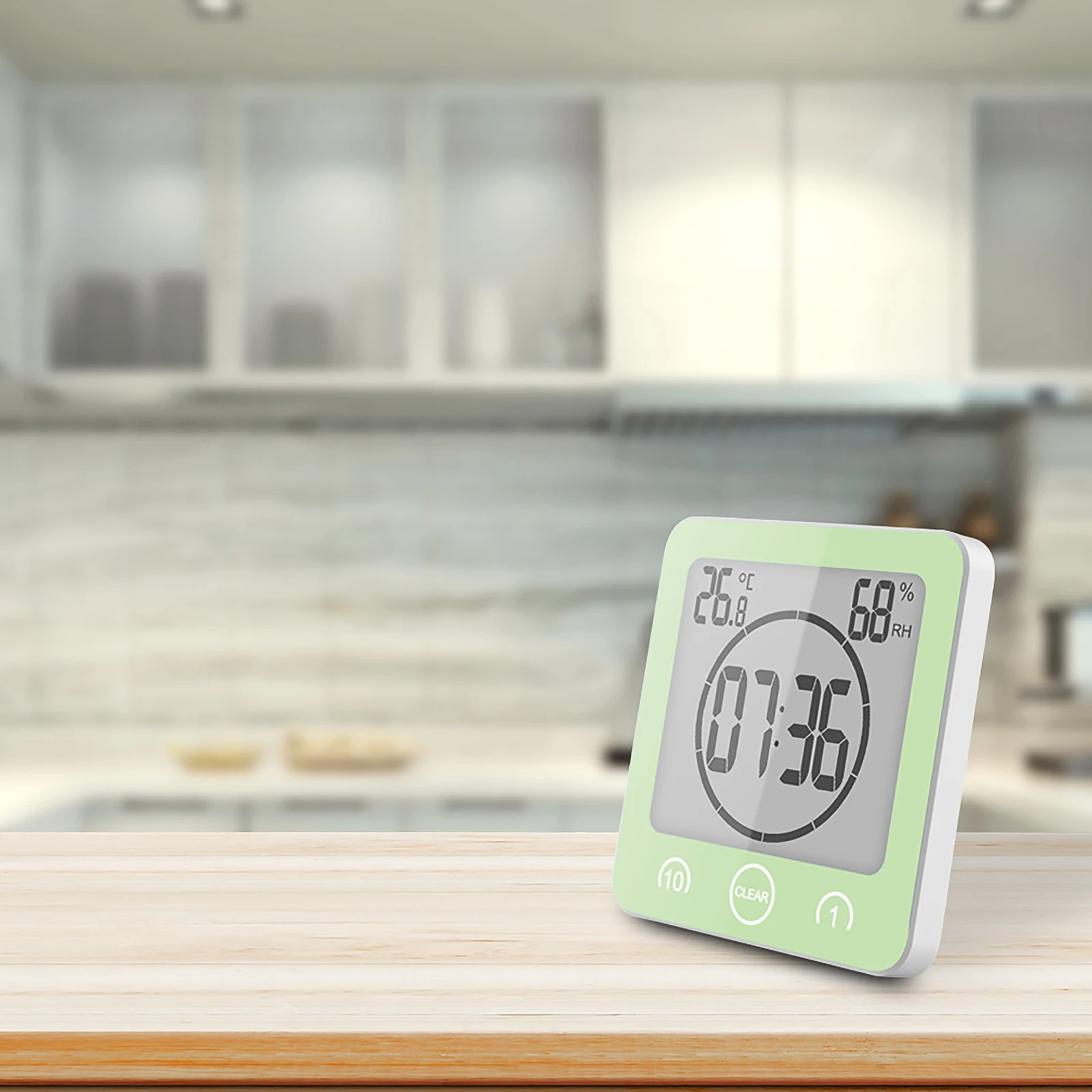 Водонепроницаемые настенные часы класса IP24 для ванной комнаты душа таймер