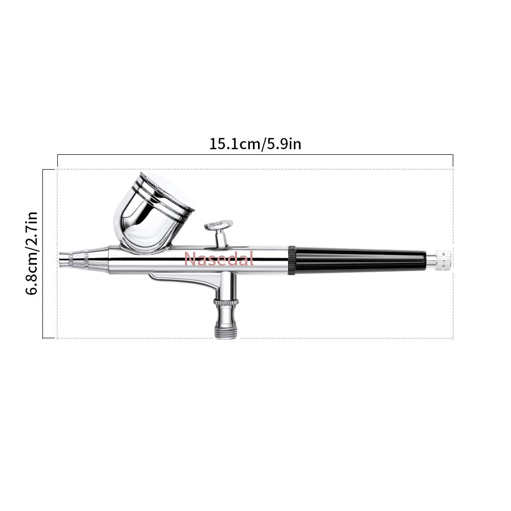 Новейший комплект компрессора для аэрографа 0 3 мм двойного действия Аэрограф