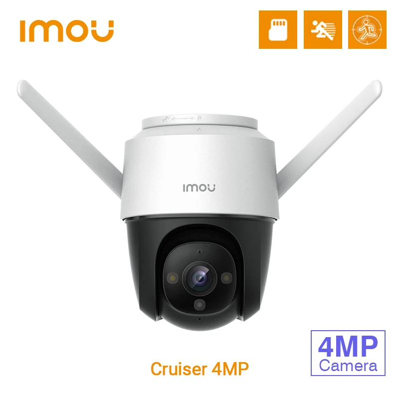 Dahua Imou Cruiser 4MP полноцветная Wi Fi камера H.265 PTZ наружная IP66 погодозащищенная