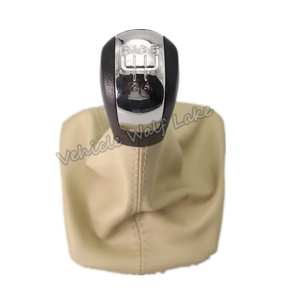 Ручка переключения передач Автомобильная для Skoda Octavia A5 MK2 2004 2005 2006 2007 2008 5