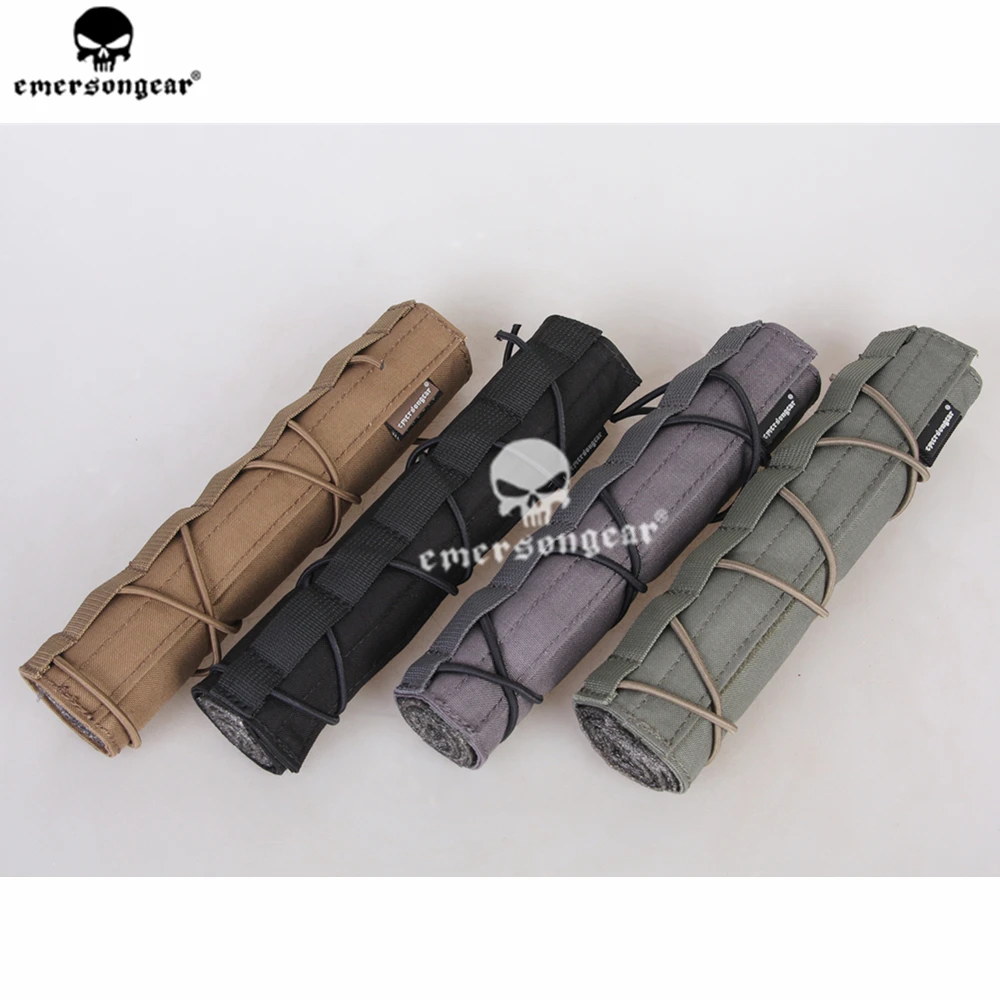 Emerson gear Emerson 22 см подавитель глушителя Mirage Cover Shield Sleeve глушитель чехол для страйкбола