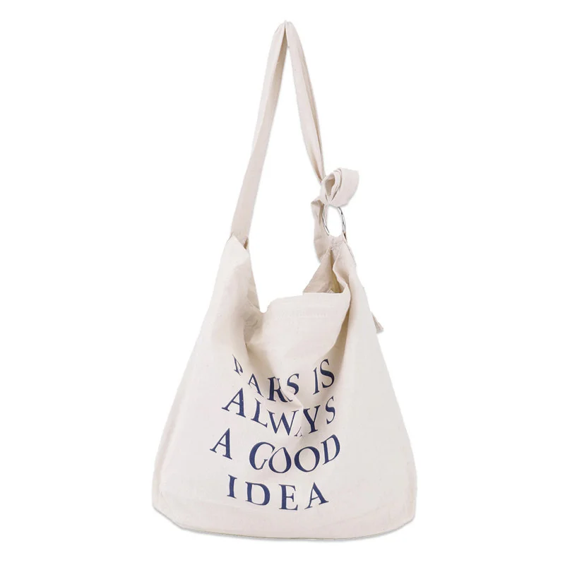 

Korean Screen Red Printing Letter Women's Bag Leisure Canvas Large Capacity Shoulder Bag Fashion Trend Messenger Bag