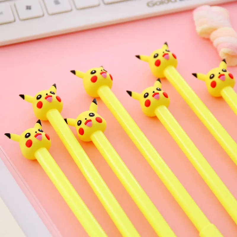 Гелевая ручка Pokemon Pikachu канцелярские принадлежности для студентов и учебы