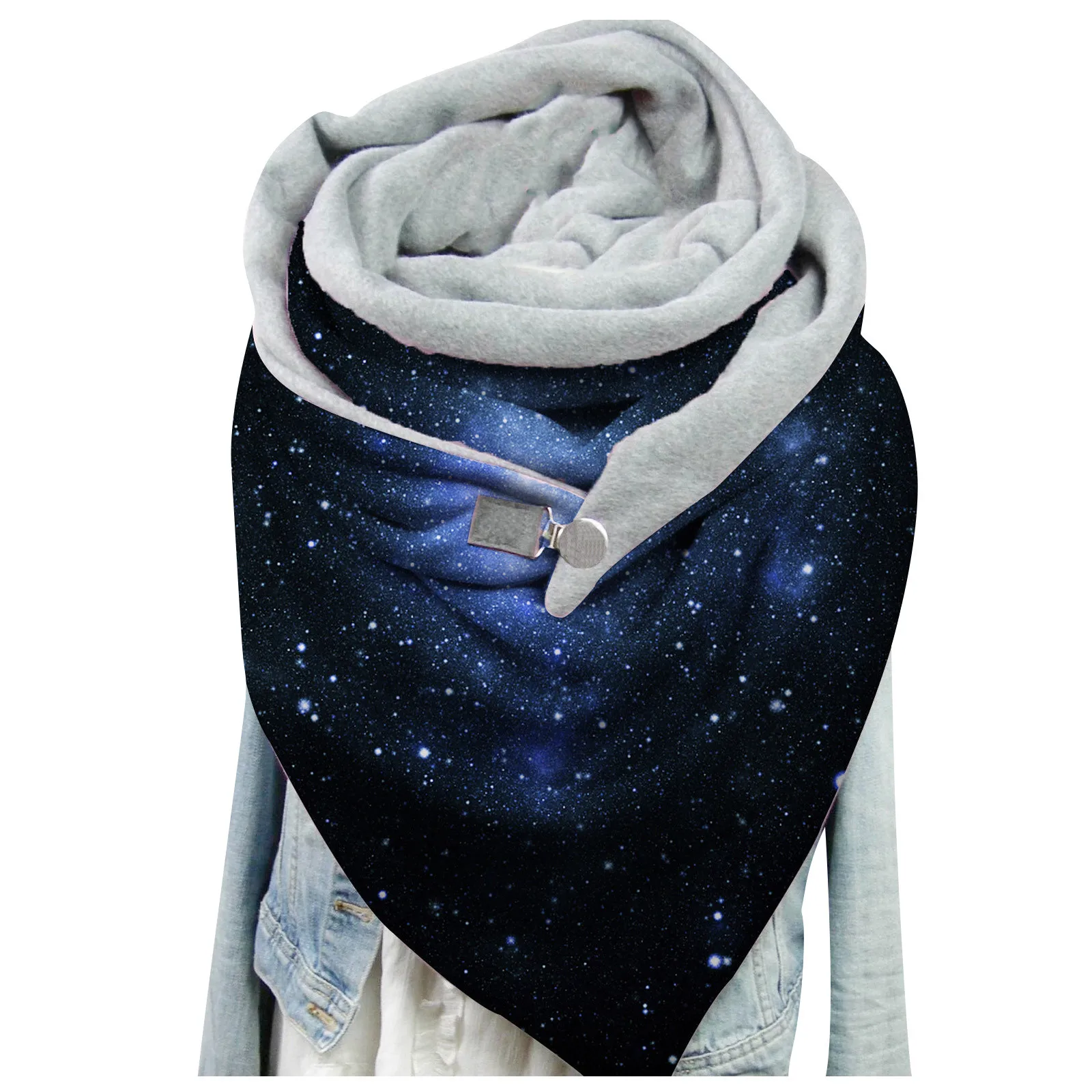 2021 New Fashion Female Шарф Бандана Lady Shawl Button Scarf Christmas Printing Retro Multi-purpose Winter Women Hijabs |