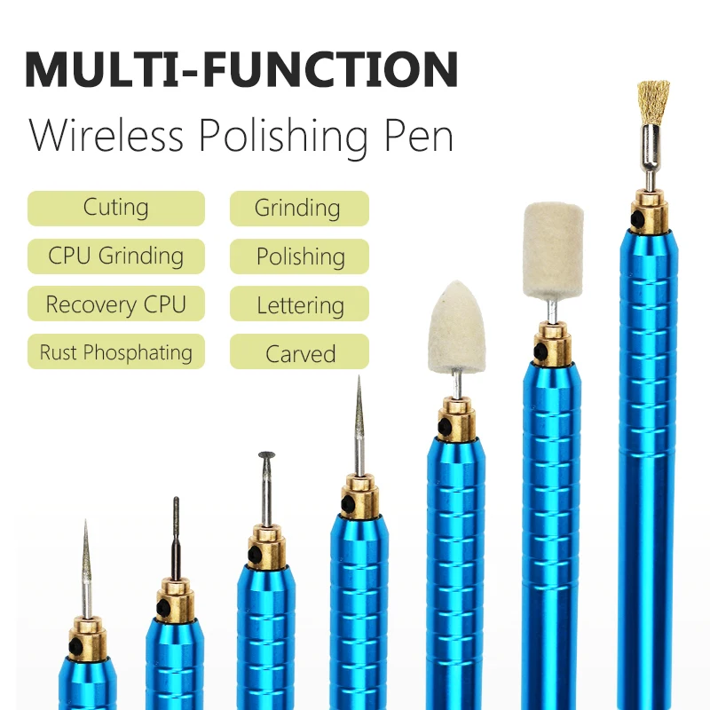 mini wireless polishing pen for phone repair ic chip polishing griding cutting multi function nail art electric engraving pen free global shipping