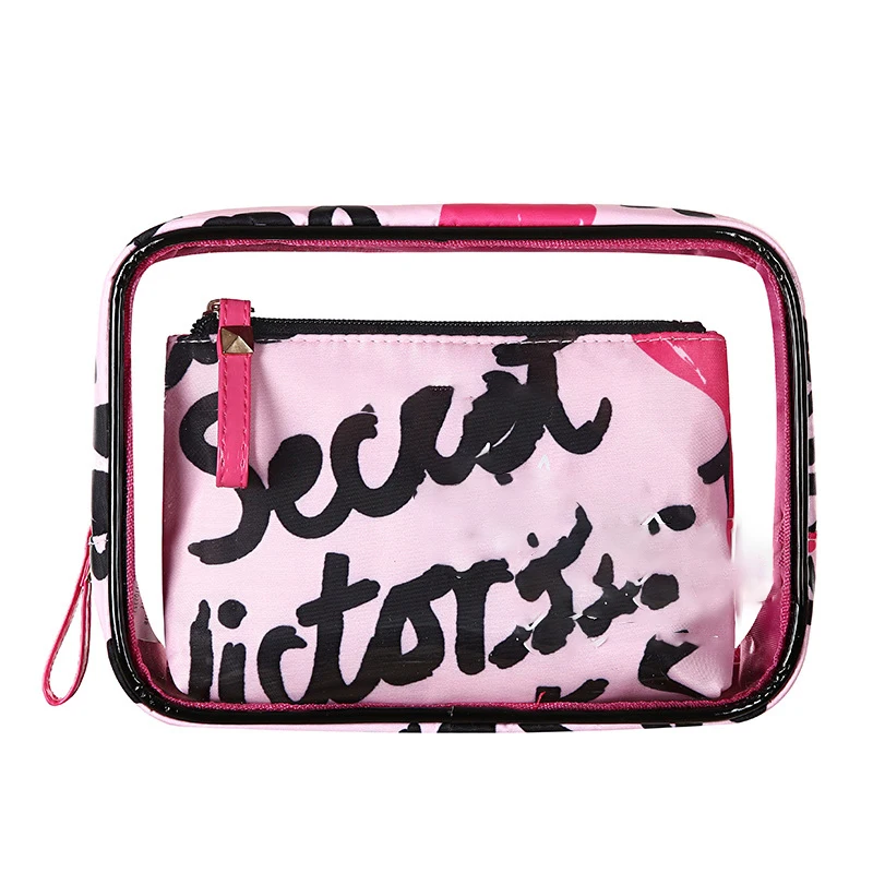 

Women bag 3Pcs Travel Transparent Storage Pouch Makeup Bag Travel Toiletry Bags For Women Waterproof Zipper Large Capacity