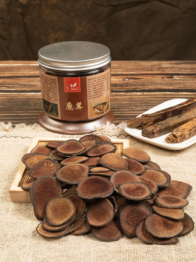 

free shipping 10-100g the good quality deer velvet antler tablets slices Improve immunity and enhance resistance