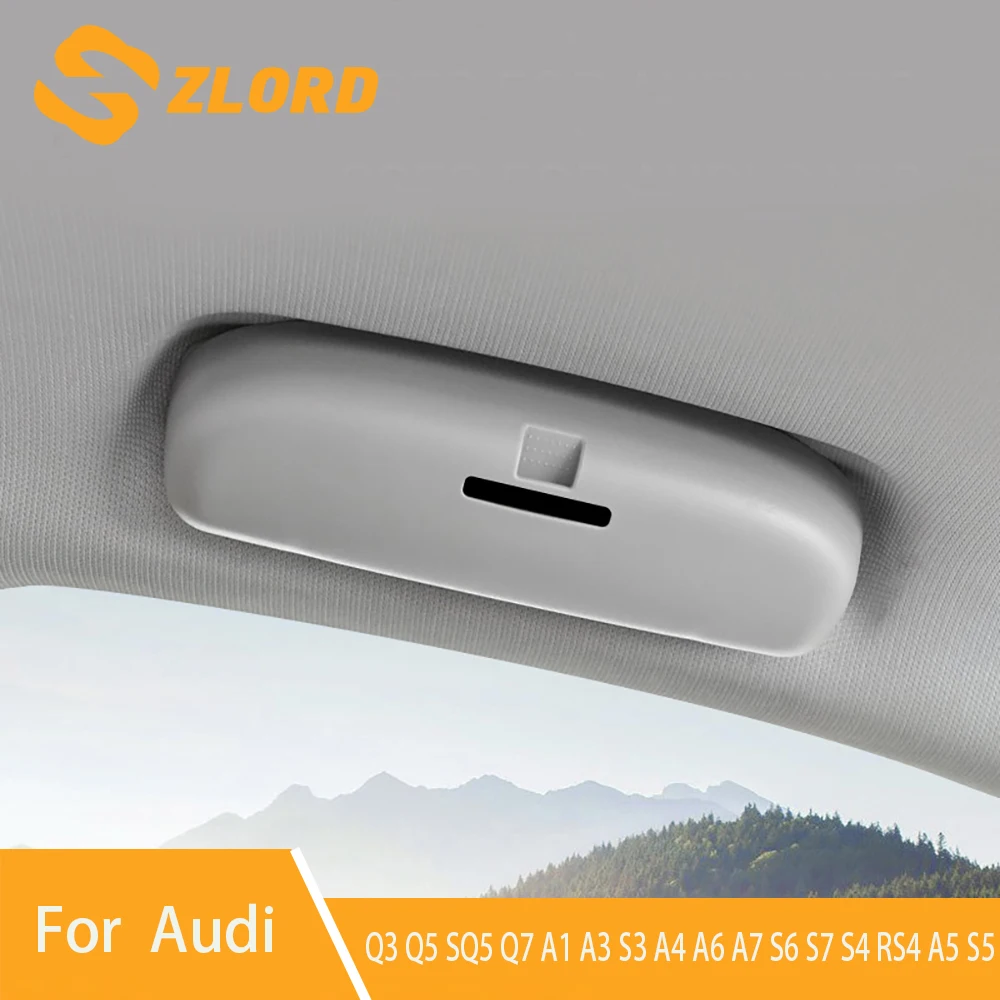 

Чехол Zlord для автомобильных очков Audi A4, A6, A7, S6, S7, S4, RS4, A5, S5, Q3, Q5, SQ5, Q7, A1, A3, S3, чехол для солнцезащитных очков, чехол, футляр для солнцезащитных оч...