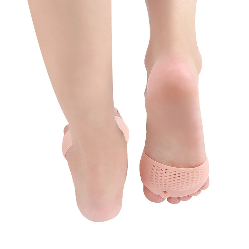 1 пара Силиконовая накладка на стопу многоразовые боли в спине из дышащего