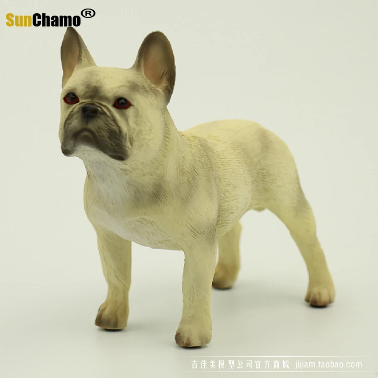 Новая модель моделирования Французский бульдог из смолы корова метод украшения