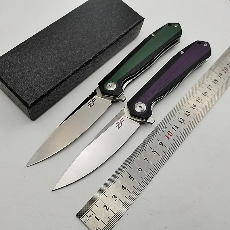 

Eafengrow EF964 ST103 Folding D2 blade tactical survival camping pocket knives outdoor G10 handle rescue hunt kitchen EDC knife