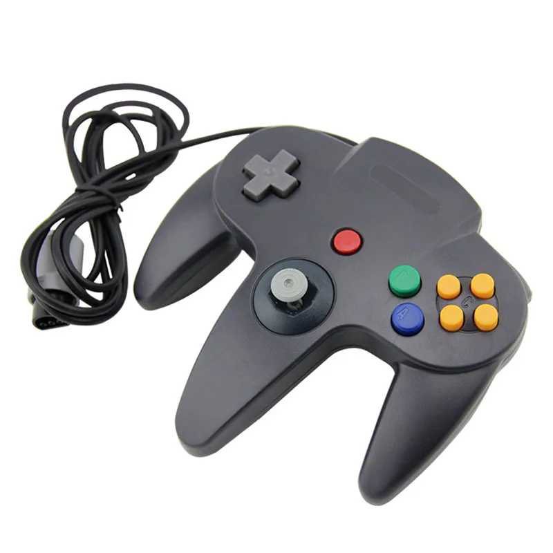 Проводной N64 геймпад джойстик проводной игровой коврик для Gamecube Mac пк контроллер