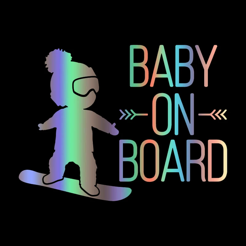 

30123# Various Colors/Sizes funny baby on board car sticker vinyl decal waterproof stickers on truck bumper rear window