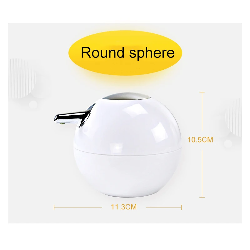 

Creative Spherical Hand Sanitizer Bottle Nordic Style Golden Silver Soap Dispenser Push Type Lotion Bottle