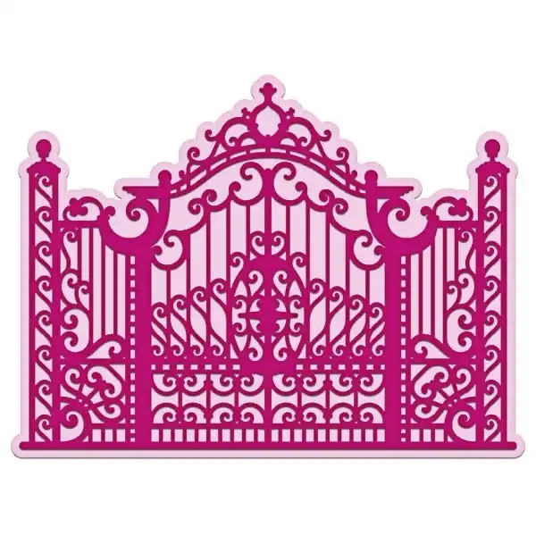 

Patterned Iron Gate New Metal Cutting Data Slimline Essentials Scrapbooking Card Stencil Cut Die for Diy Handmade Card Crafts