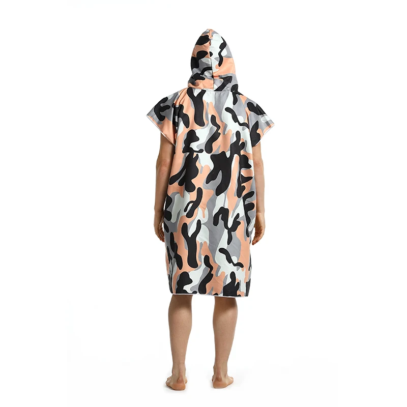 Камуфляжная Толстовка для серфинга спортивное полотенце банное пляжное пончо с