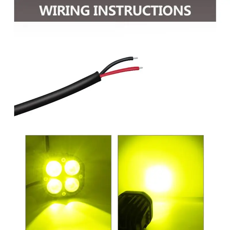 

Car LED Work Light 40W Motorcycle Spotlight Bar Spot Flood Headlight Fog Driving W91F