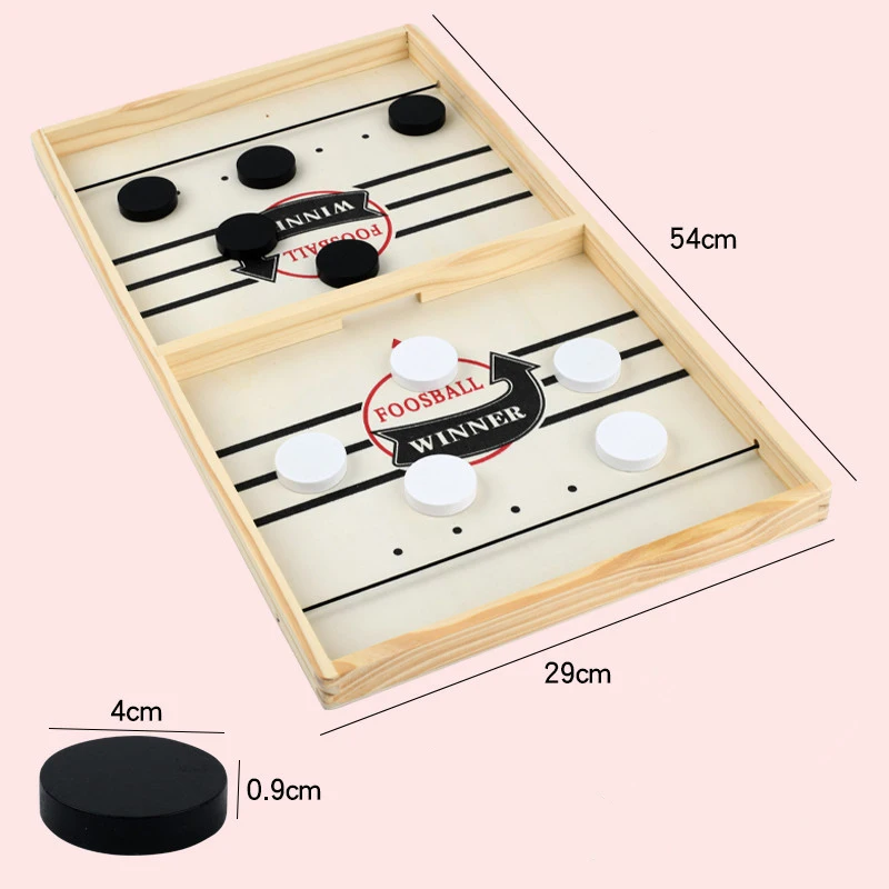 Table Hockey Paced Sling Puck Board Game Fast Winner Party Adult Child Family Desktop Battle | Игрушки и хобби
