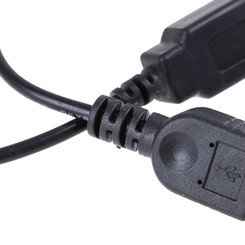 1 шт. 26 см 30 USB 2 0 Гнездовой разъем Jack кабель питания 2Pin 4Pin Черный зарядный передачи