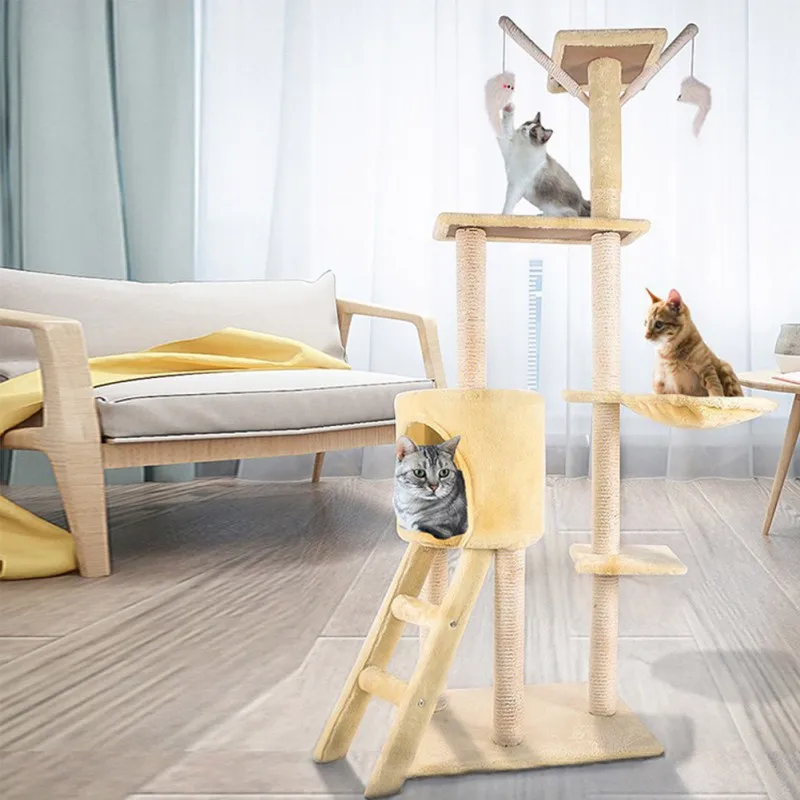 Сизалевая веревка для кошачьего дерева рама скалолазания сделай сам Когтеточка